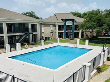 Blue Pool at The Life at Park View, Pasadena, Texas